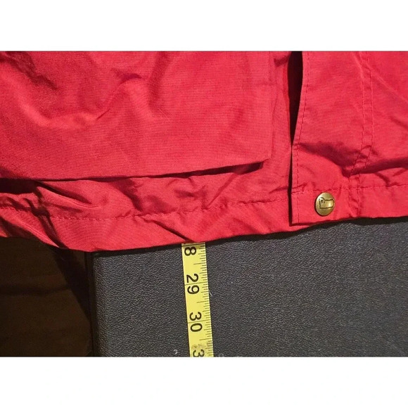 Women's Red Hooded Jacket - Picture 12 of 13
